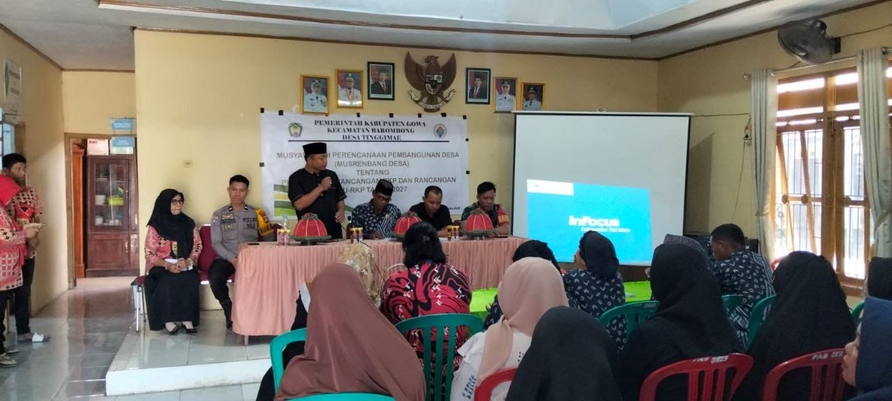 *Musrembang Desa Tinggimae: Sinergi Unsur Masyarakat Susun Rencana Kerja Pemerintah Desa Tahun 2027*